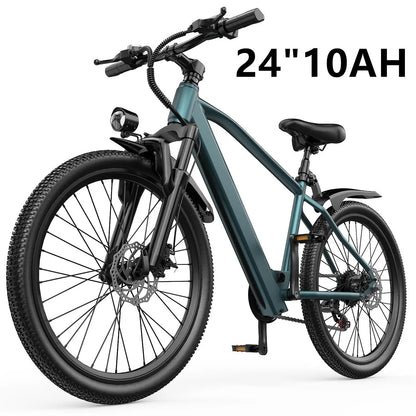 Adults Electric Bicycle, 26", 24" Electric Mountain Bike with 36V Battery Peak 500W Motor,21 Speed