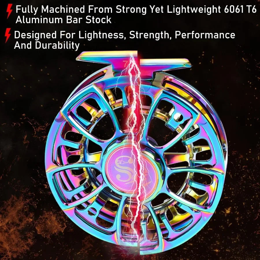 Ultra Light Portable Fly Fishing Rod and Reel Combo, Complete accessory Set