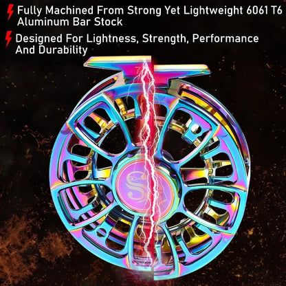 Ultra Light Portable Fly Fishing Rod and Reel Combo, Complete accessory Set