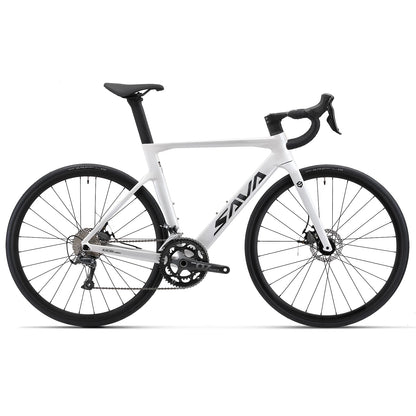 SAVA Carbon Fiber Racing Road Bicycle Carbon Frame Bicycle, SHIMANO 18-Speed