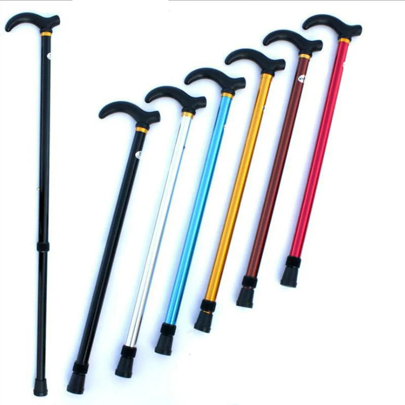 75-90cm Aluminum Alloy Adjustable Walking Stick