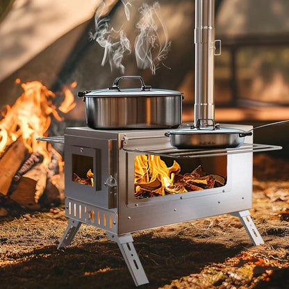 Hot Tent Stove, Wood Burning