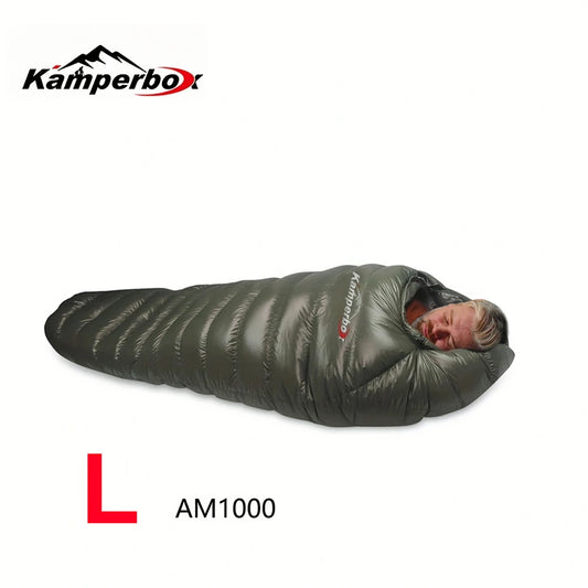 Kamperbox Outdoor Camping Down Sleeping Bag, Winter Warm