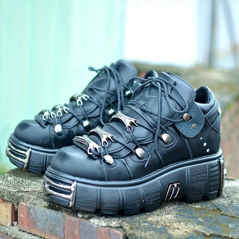 Thick Bottom Platform Women Sneakers, Large Size Casual.