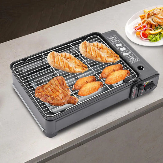 Portable Camping Butane Grill Stove.