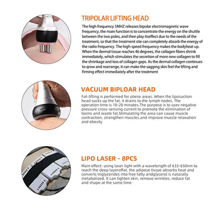 9 in 1 40K Cavitation Ultrasonic Body Slimming Machine