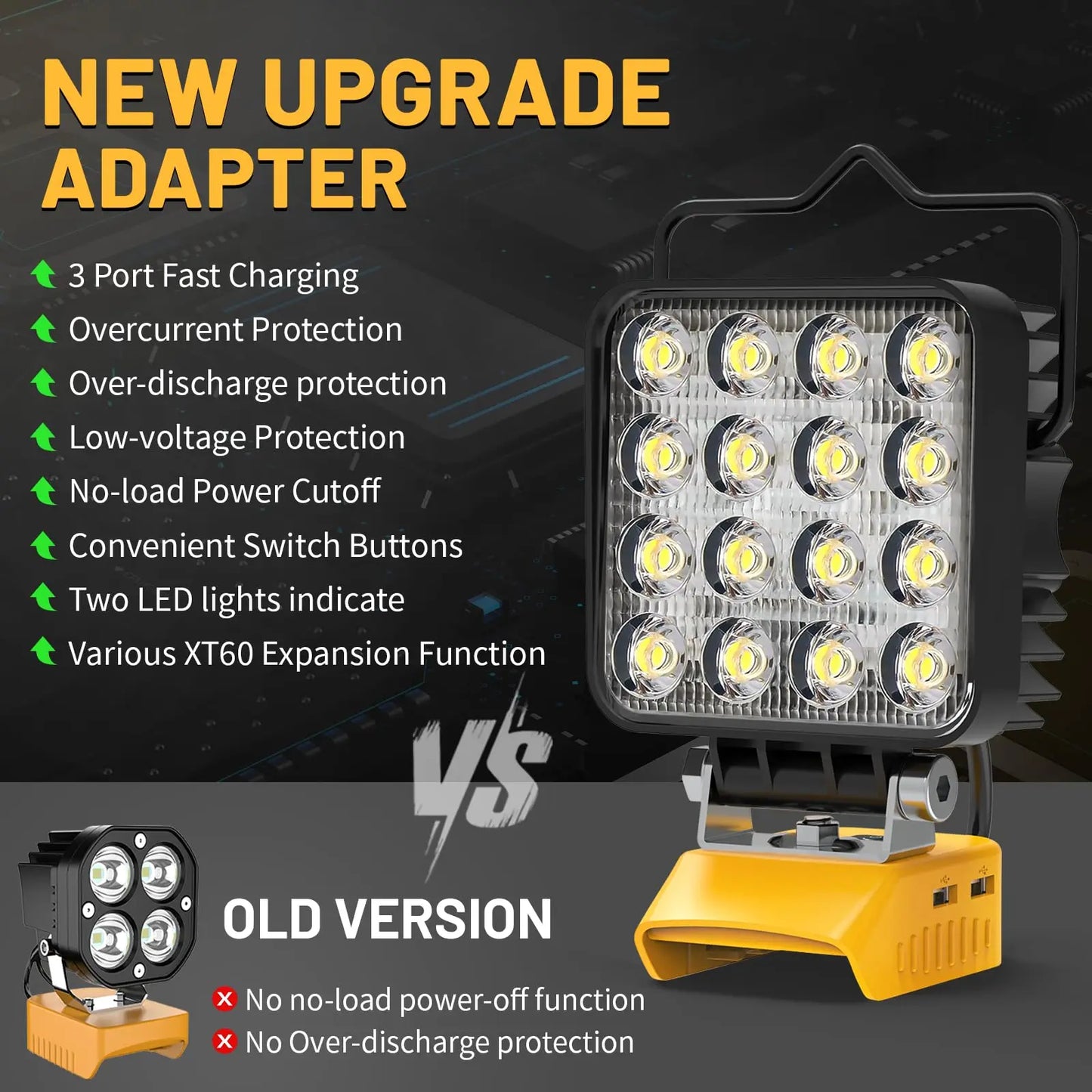 DeWalt 20V Battery 48W 4800LM Portable LED Work Light