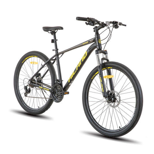Aluminum Mountain Bike 21 Speeds, Hydraulic Disc-Brakes, Lock-Out Suspension Fork
