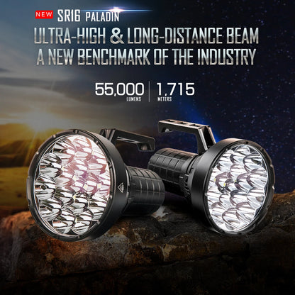 IMALENT SR16 Tactical Flashlight 55000 Lumen Super Bright