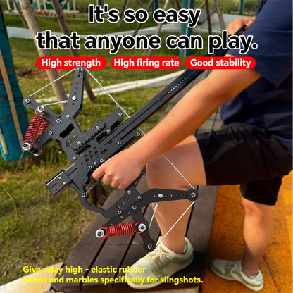 50-round multi-shot slingshot