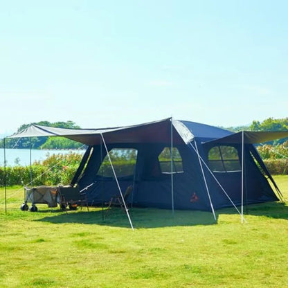 Extra Large Tent 12 Person A Awning Family Cabin