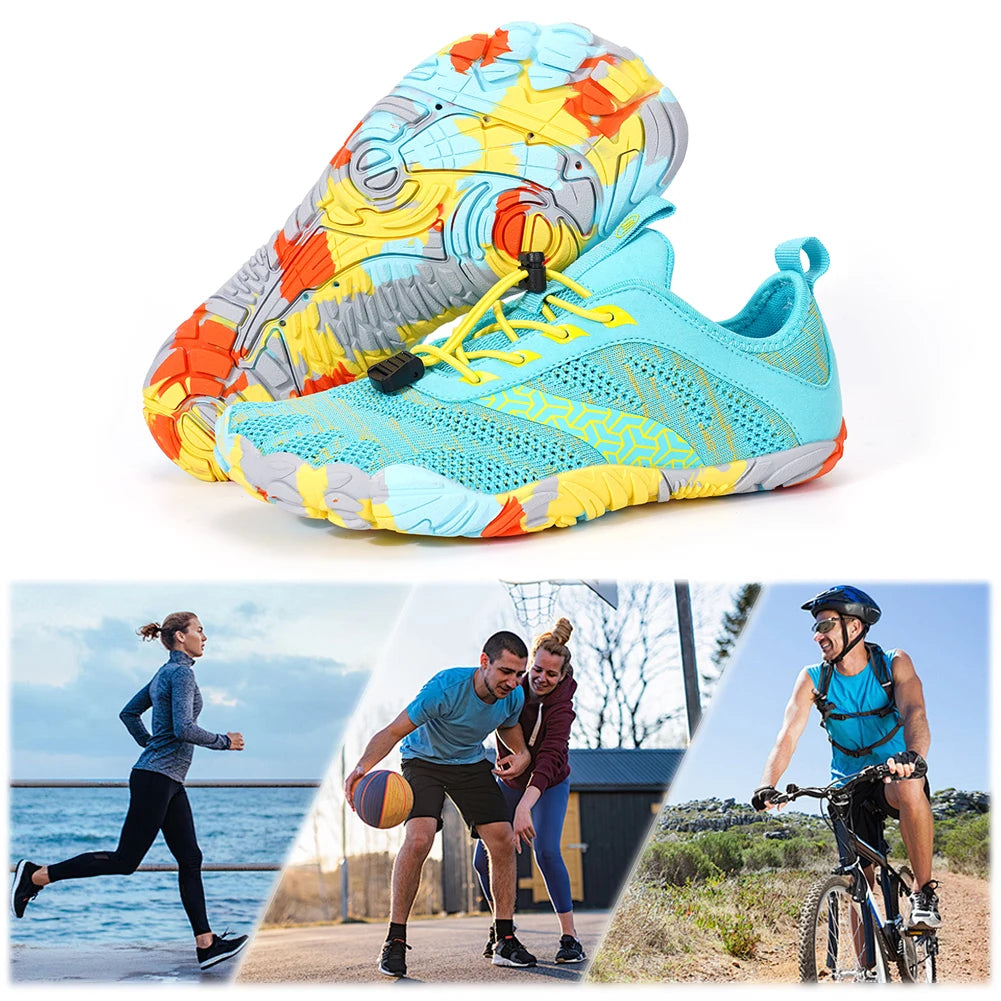 Unisex Water Shoes Non Slip Barefoot Beach Shoes, Quick Drying