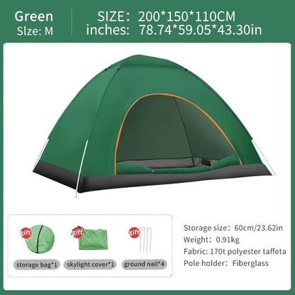 2-3Person Outdoor Pop Up Tent Waterproof