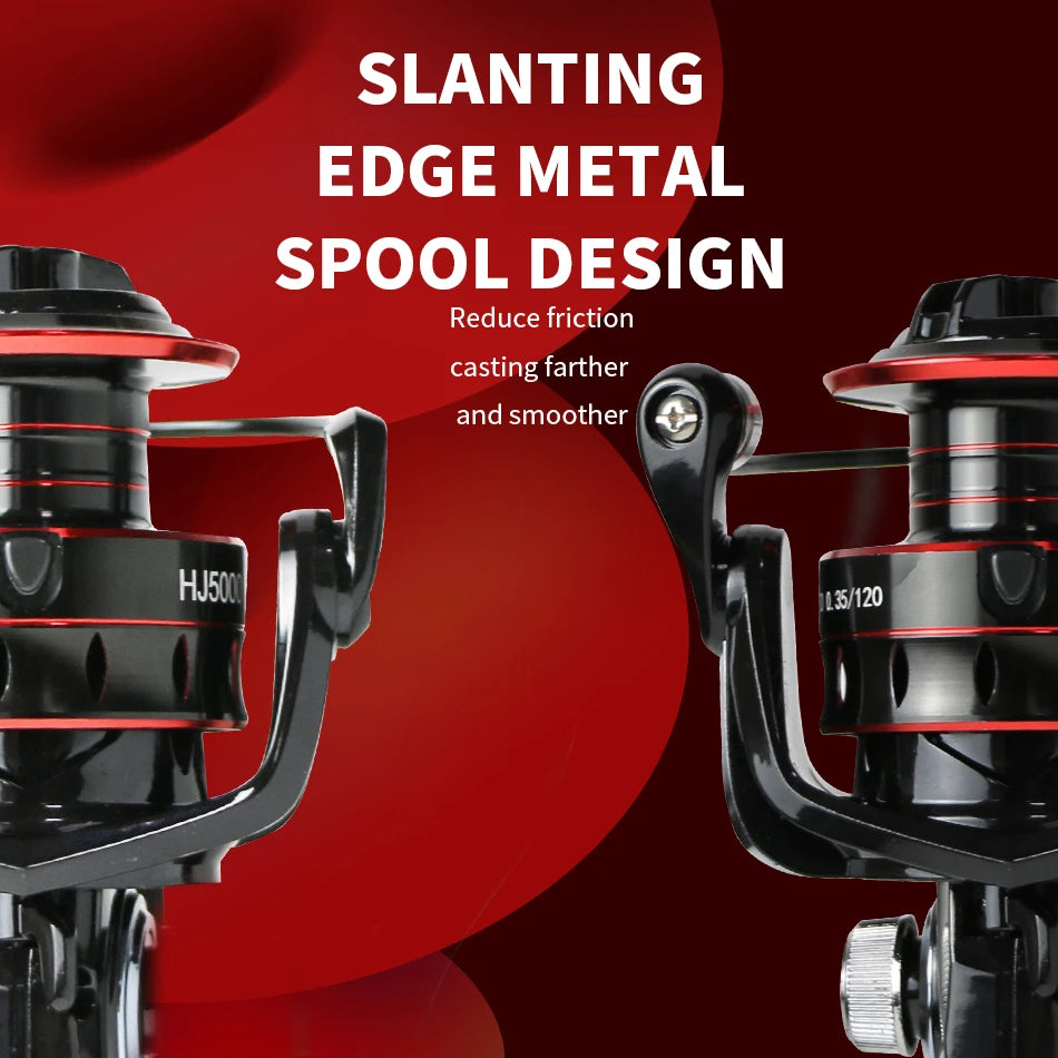 Fishing Reel Spinning Reel Metal Reel Cup 10KG Max Drag