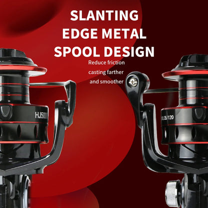 Fishing Reel Spinning Reel Metal Reel Cup 10KG Max Drag