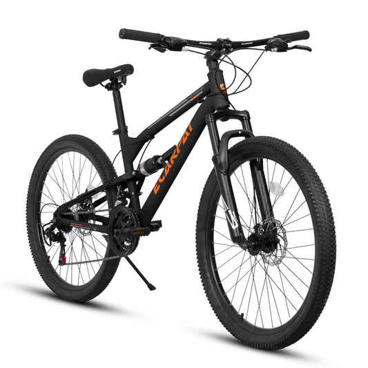 Mountain Bike 26 Inch Wheel, Dual Full Suspension 21-Speed