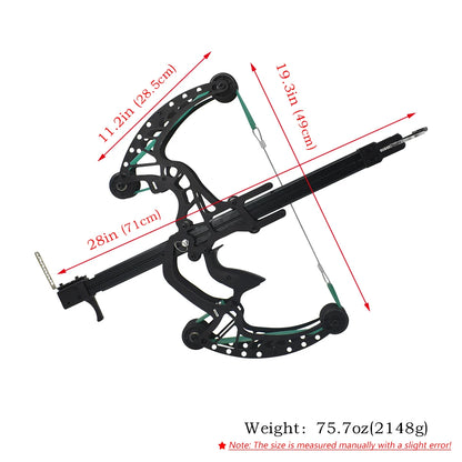 High Precision Mechanical Pulley, Composite Steel Ball Bow, Slingshot