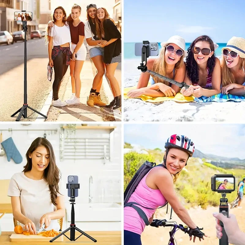 Telescopic Selfie Stick Tripod, Monopod Stand