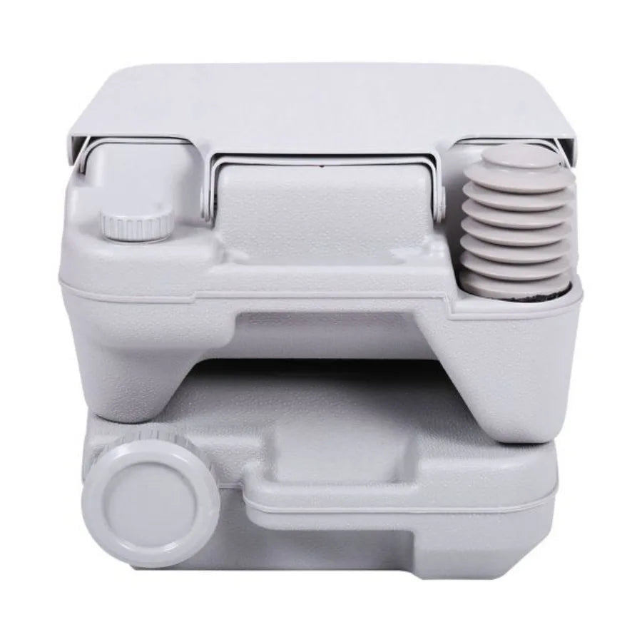 Lightweight Portable Toilet 2.6 Gallon Flushable Camping Toilet.
