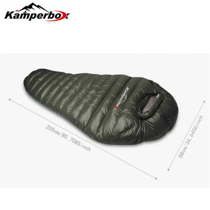 Kamperbox Outdoor Camping Down Sleeping Bag, Winter Warm