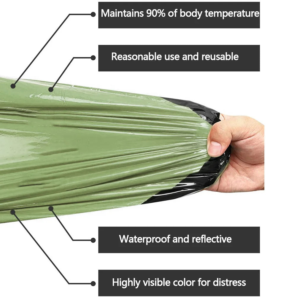 Emergency Sleeping Bag Waterproof Survival