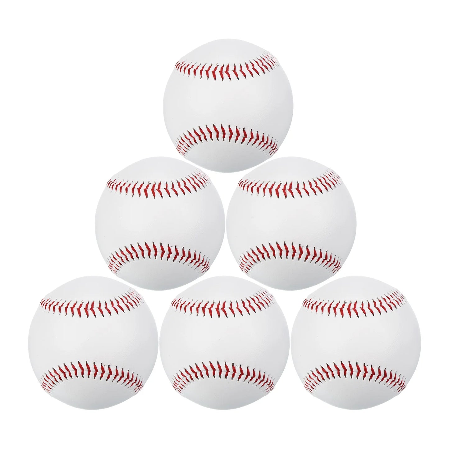 6 Pack Baseballs Soft Standard Size