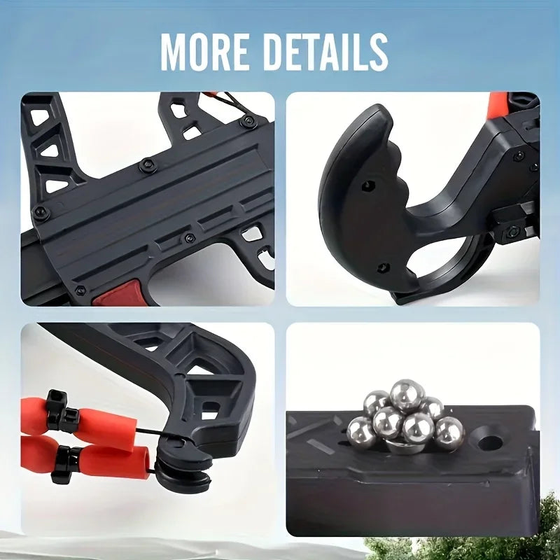 7-shot Archery and Steel Ball Dual-purpose Bow