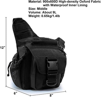Men Tactical Shoulder Bag Sling Chest Pack