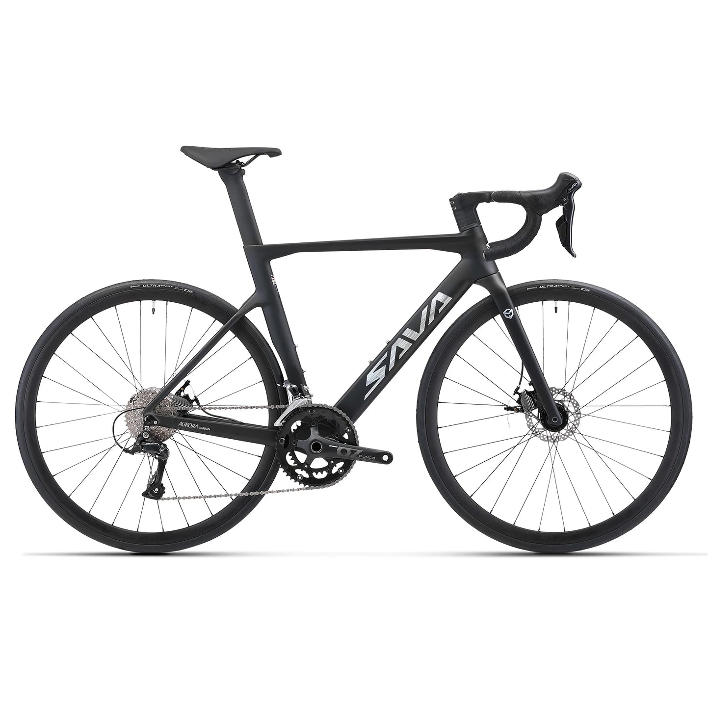SAVA Carbon Fiber Racing Road Bicycle Carbon Frame Bicycle, SHIMANO 18-Speed