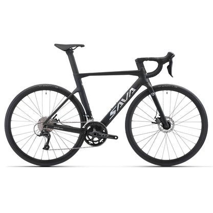 SAVA Carbon Fiber Racing Road Bicycle Carbon Frame Bicycle, SHIMANO 18-Speed