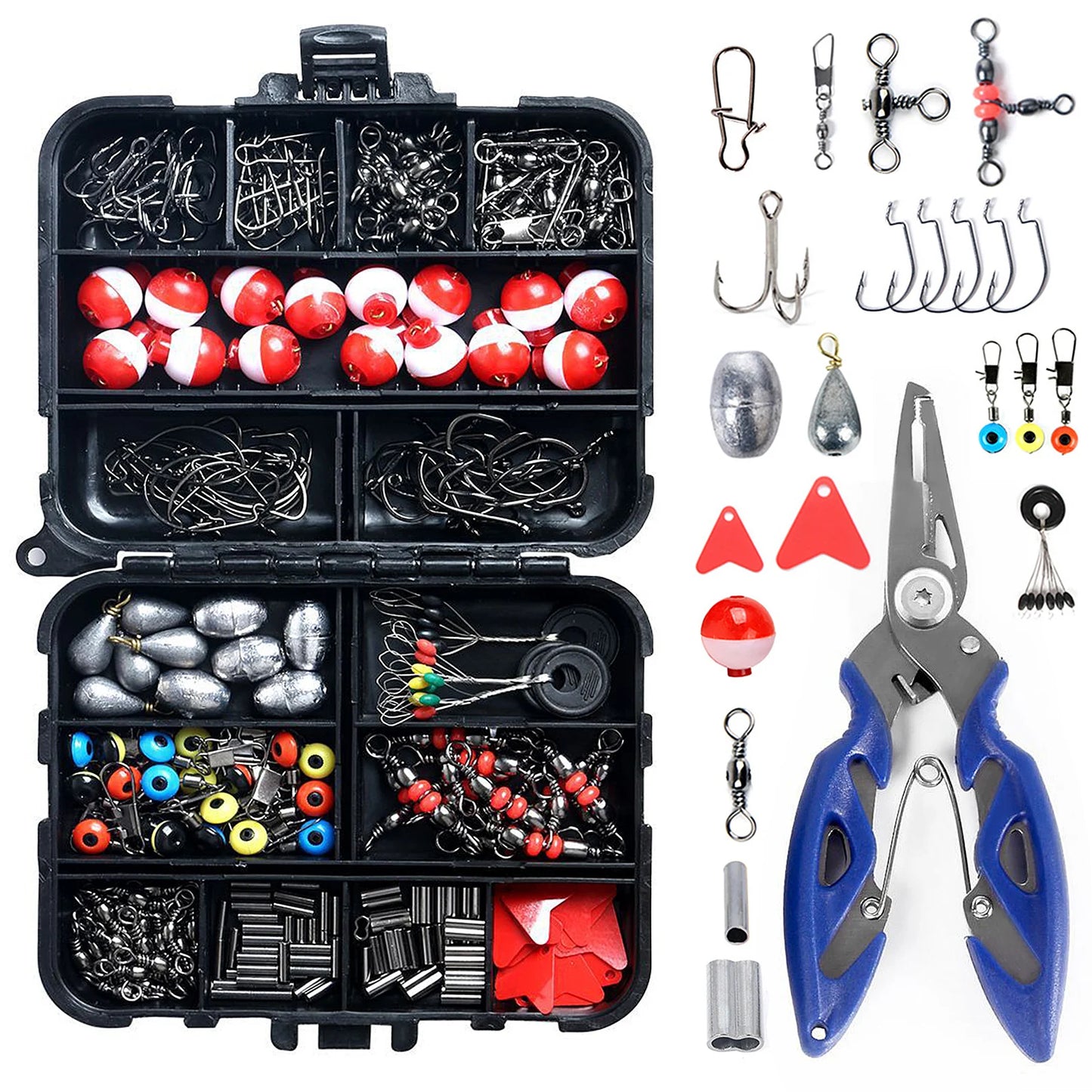 263pcs Fishing Tackle Box