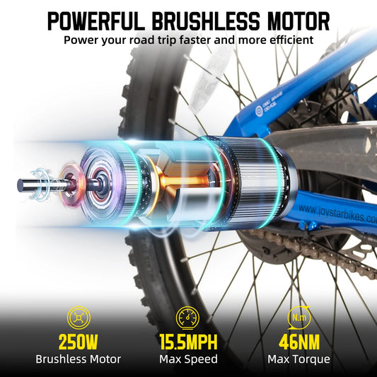 JOYSTAR Electric Bike for Kids Teens Ages 7+