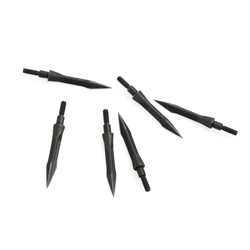 12pcs Hunting Arrowhead General Thread High Carbon Steel
