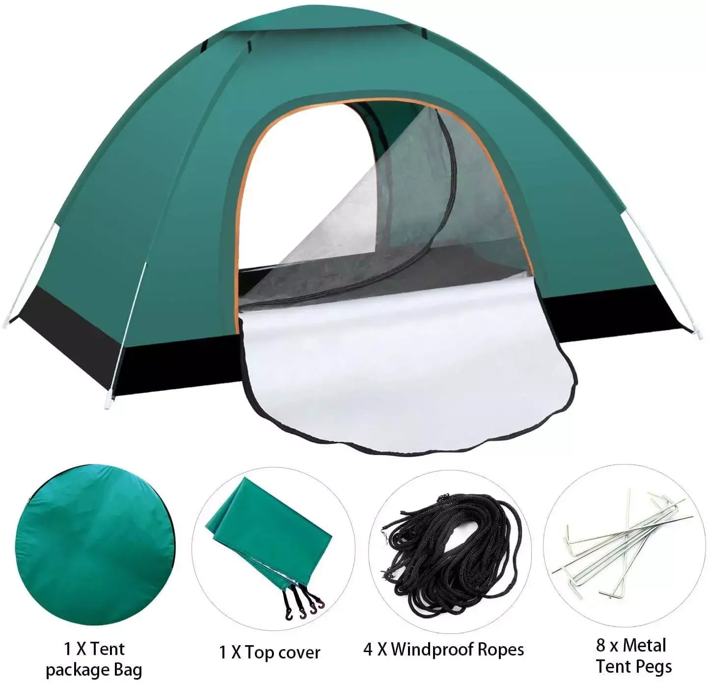 three person Pop Up Tent, Camping, Hiking