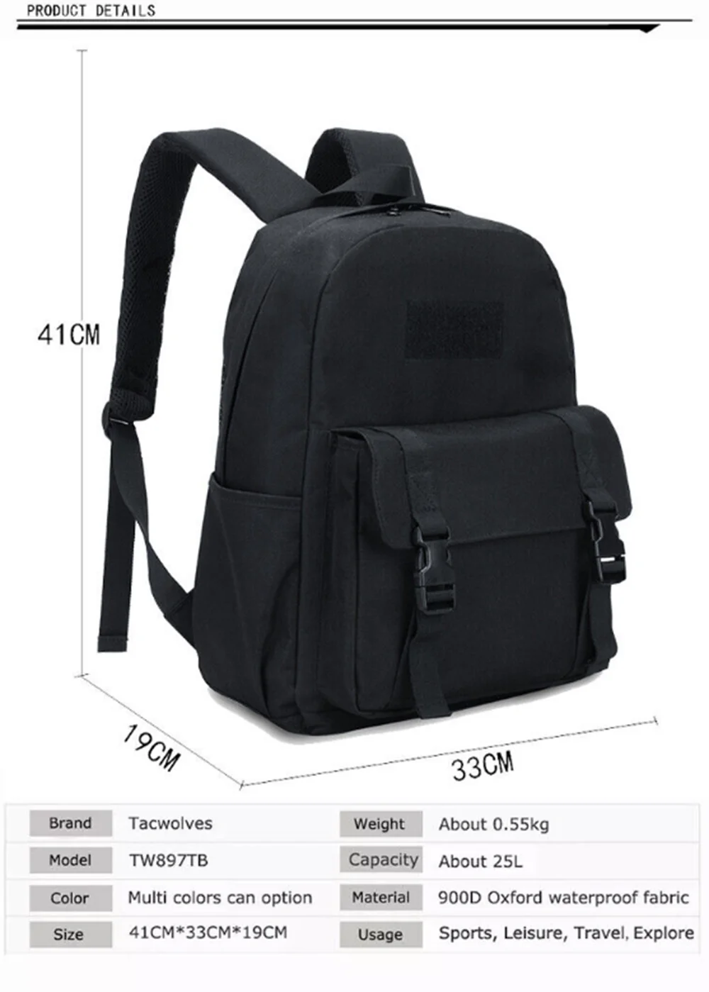 Backpack for Hiking, Day Pack.