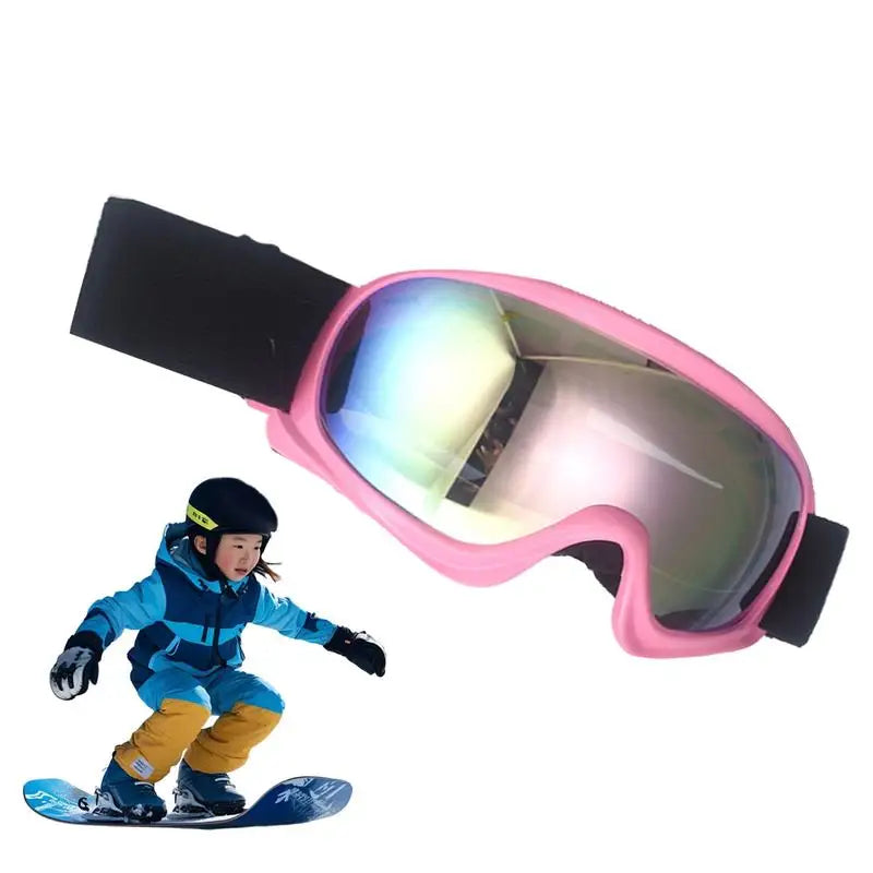 Anti-Fog Kids Ski Goggles For Snow, and Snowboard