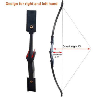Archery Bow and Arrow Adult, Takedown Recurve Bows