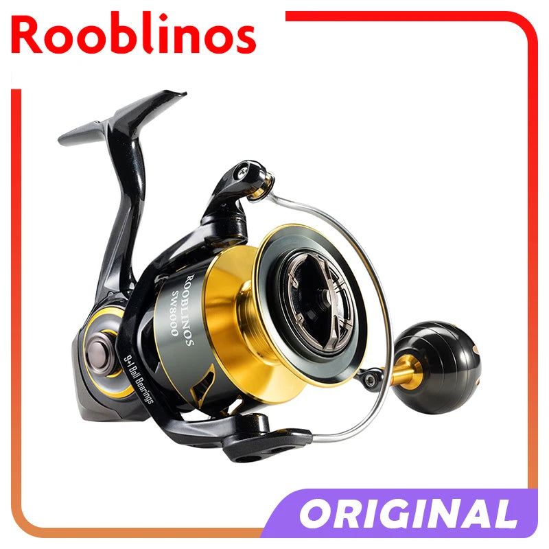 ROOBLINOS SW Spinning Reel Ultralight Surf Reel.