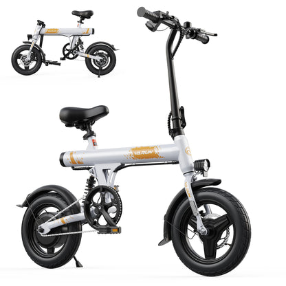 VARUN C14-1 Foldable E-bike 500 Peak Motor 36V7.8AH, Bike Dual Discs Brakes
