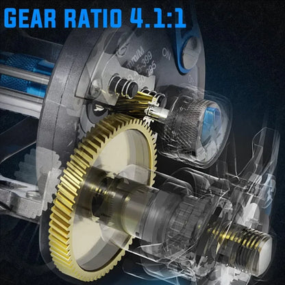 Trolling Reel Saltwater Level Wind Reels Drag Reels Boat Fishing Ocean Fishing for Sea Bass Grouper Salmon