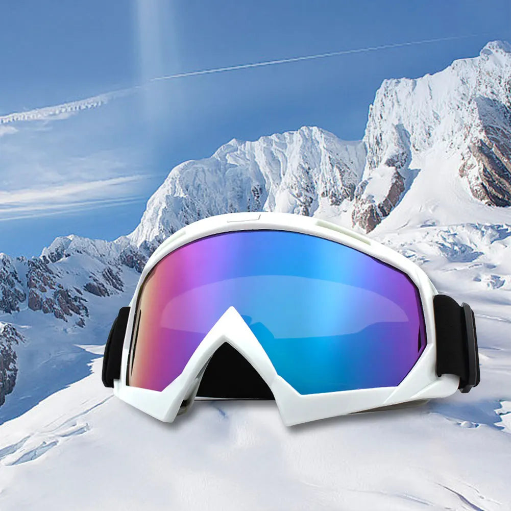 Skiing Eyewear, Windproof, Cycling, Sun Anti-Fog Protective Goggles UV Protection for Winter Outdoor Sport