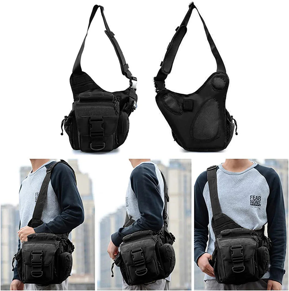 Men Tactical Shoulder Bag Sling Chest Pack