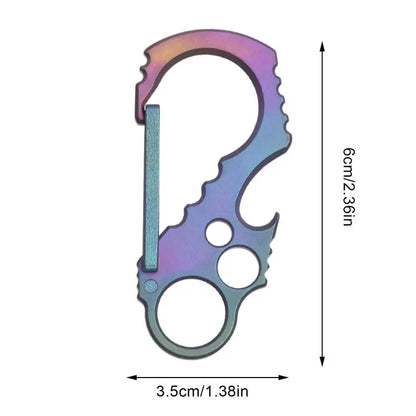 Titanium Carabiner Keychain Clip