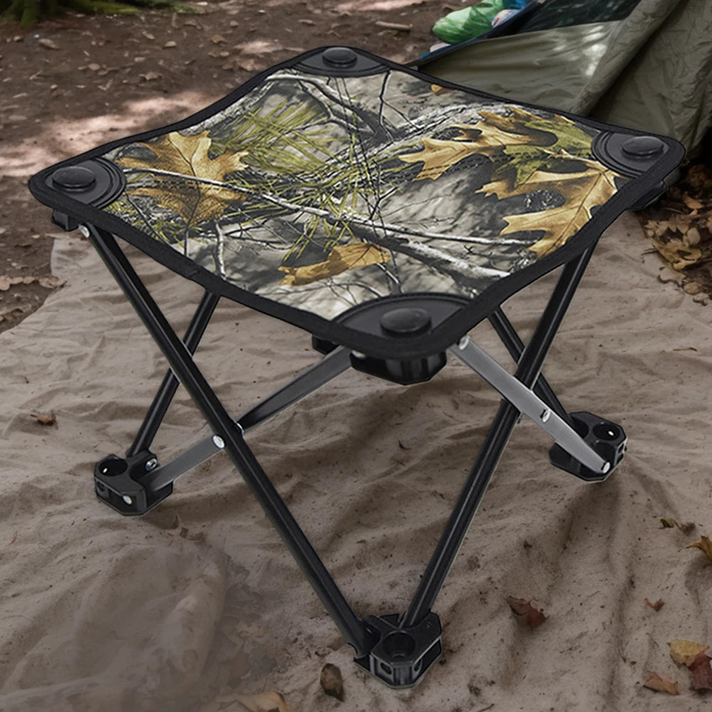 Mini Folding Camping Stool Portable Camping Stool Oxford Cloth Lightweight Small Chair Foldable Fishing Stool for Fishing Hiking