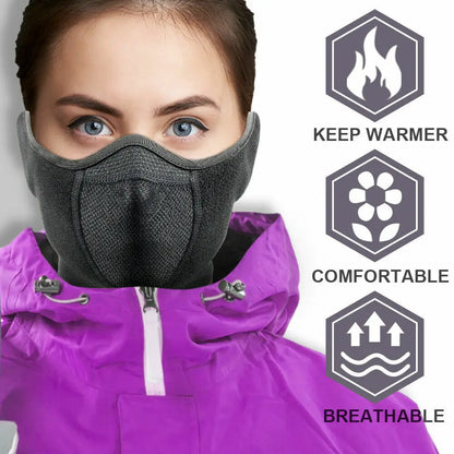 Half Face Mask, Windproof, Thermal, With Velcro wrap around