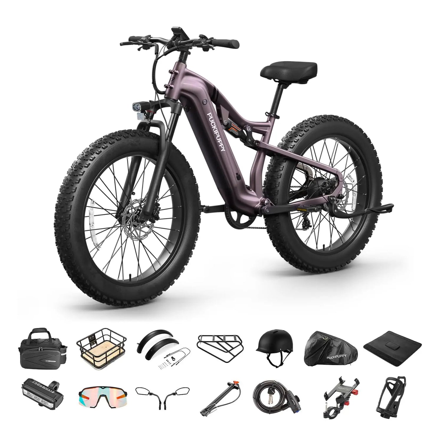 Labrador pro Electric Bike 1350W Peak 48V 20AH Battery Ebike 26" Fat Tire Electric Mountain