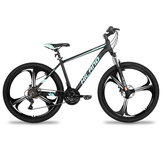Hiland Mountain Bike, Shimano 21 Speeds Drivetrain, Aluminum Frame 26 Inch Wheels, with Disc-Brake