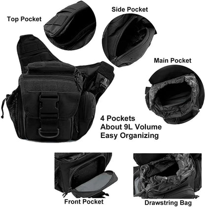Men Tactical Shoulder Bag Sling Chest Pack