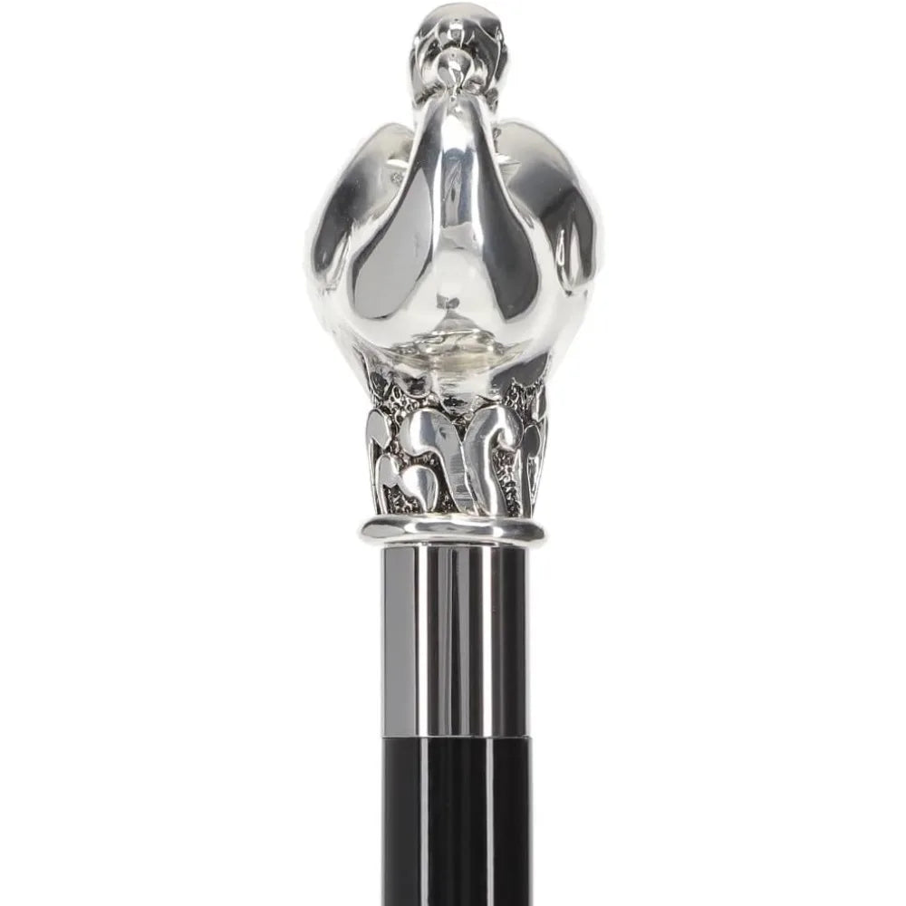 Luxury Silver 925R Walking Sticks and Canes Collection: Elegant Designs with Fritz Handles