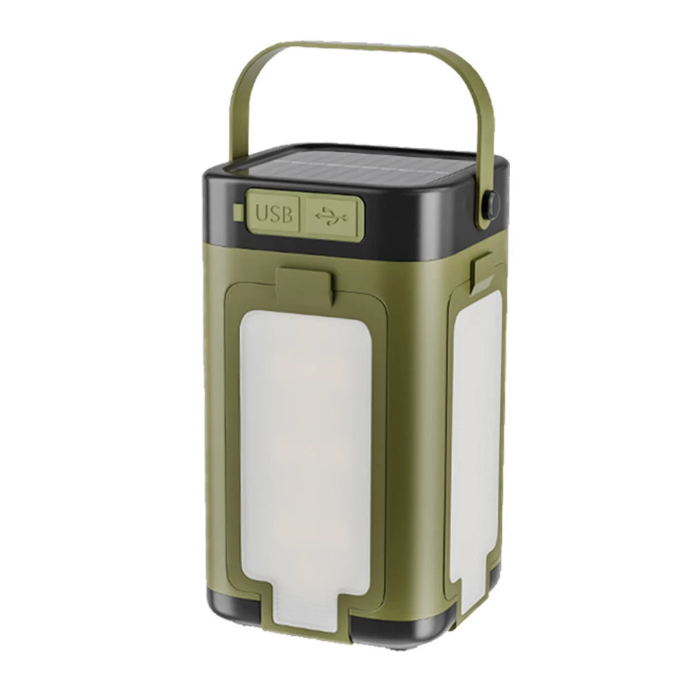 Foldable Camping Light, Power Bank, Rechargeable Lantern ,Solar